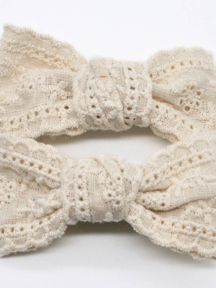 2-pack Elsie Mini Bow for wholesale by Liv & Loke