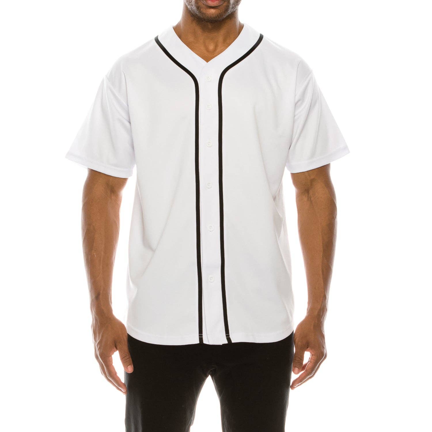Victorious - Wholesale Button Down Shirt - Men's - BJ42 BASEBALL JERSEY (OPEN PACK)12