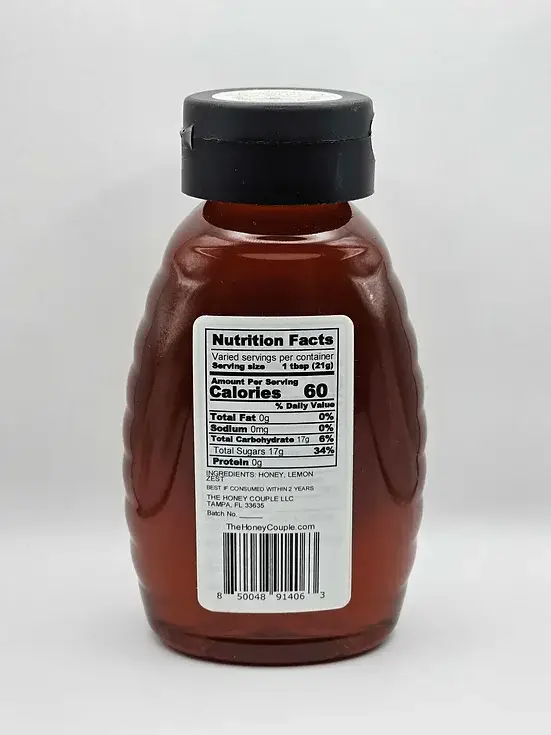 The Honey Couple – Großhandel Honig – Mit Zitrone angereichter Honig1