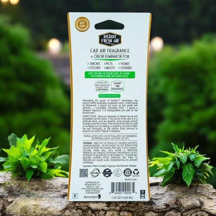 Instant Fresh Air - Wholesale Car Freshener - Unisex - Car Air, Rainforest Bliss, 1.35 Oz (40 Ml). -Display8