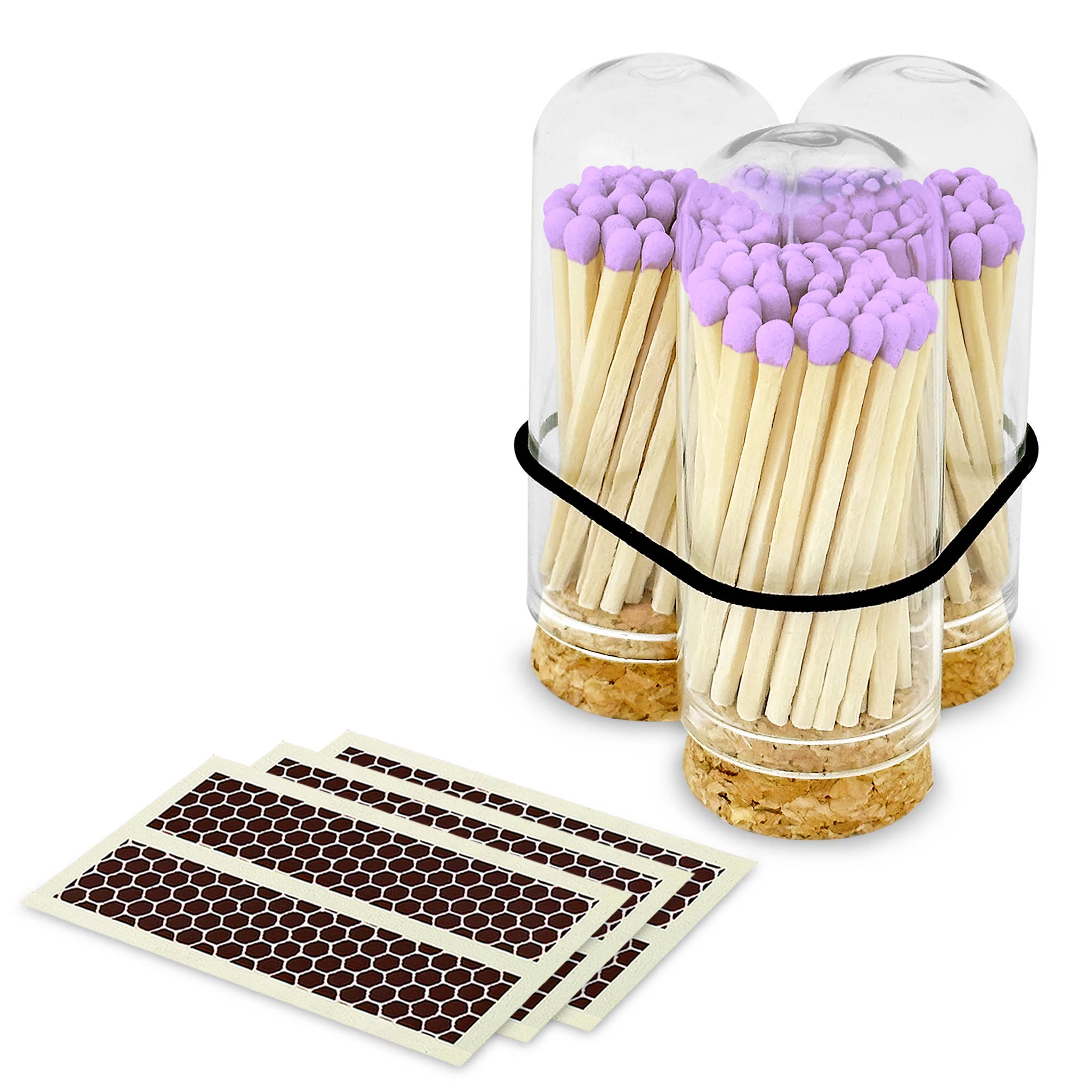 Thankful Greetings – wholesale Tändsticka – 2" Matches + Mini Cloche - Färger efter eget val + Strikers25