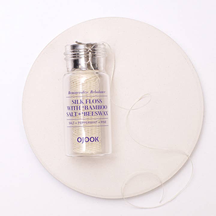 OJOOK - Wholesale Floss - Silk Floss with Bamboo Salt and Beeswax