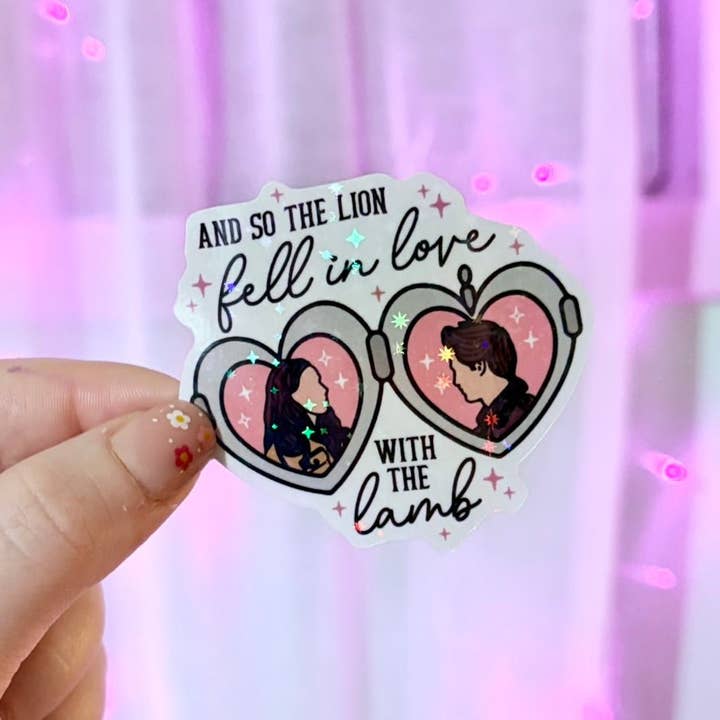 Twilight And so the Lion Fell in Love with the Lamb Inspired Sticker for wholesale by Awfullynerdy.co