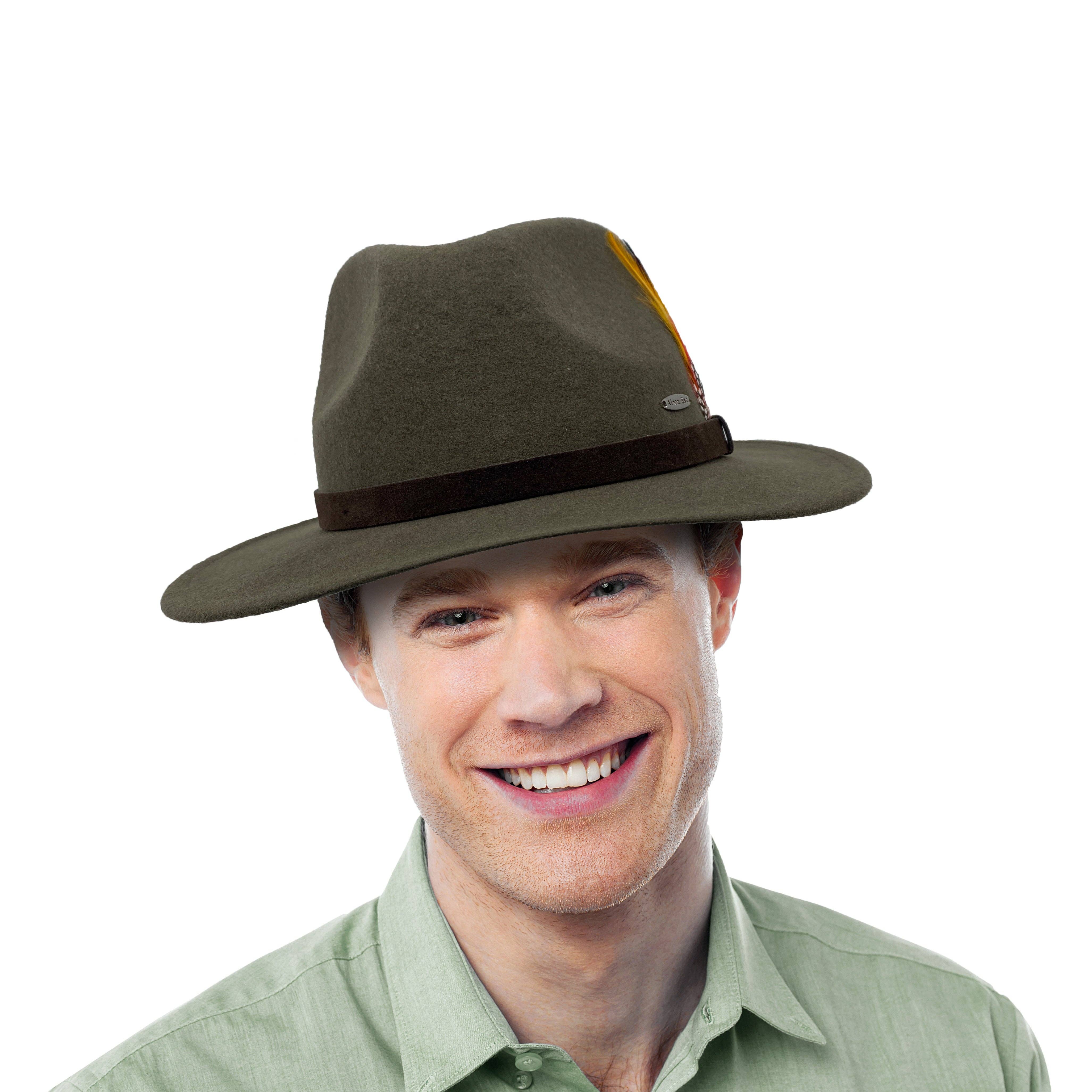 European Heritage Gifts - Vente Chapeau en feutre – unisexe - Chapeau vert des Alpes bavaroises à thème allemand, 100 % laine1