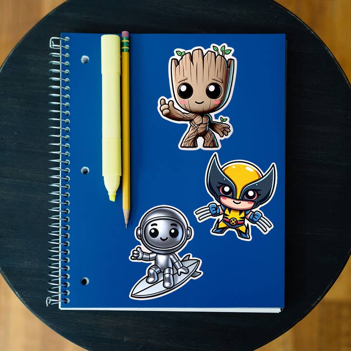 ADH Stickers - Wholesale Sticker - Kawaii Wolverine Xmen Hero - Wholesale Die Cut Vinyl Sticker3