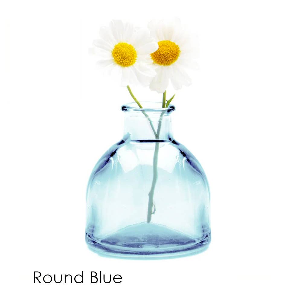 Chive - Wholesale Vase - Loft  Colorful Transparent Bud Vase Set Oval, Round, Square1