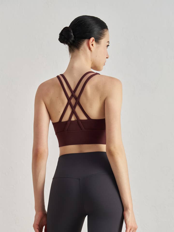 91thelabel - Wholesale Sports Bra - Women's - Isabella Strappy Back Sports Bra