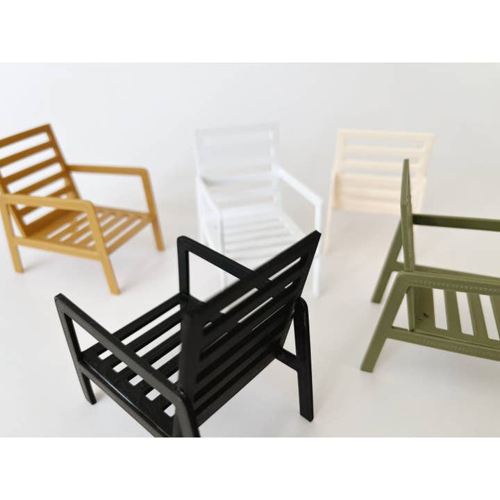 Miniette – wholesale Doll accessory kit – Kids – Modern Dollhouse Armchair8