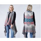 Westers gebreid vest, laatste kans voor wholesale door Pink Panache Brands