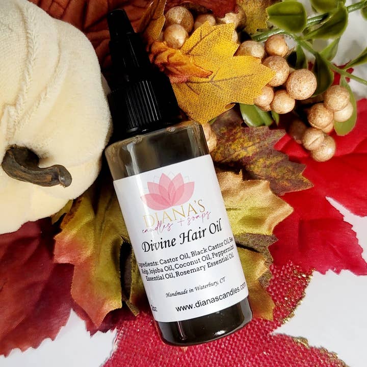 Goddelijke Haarolie voor wholesale door Diana's Candles and Soaps LLC