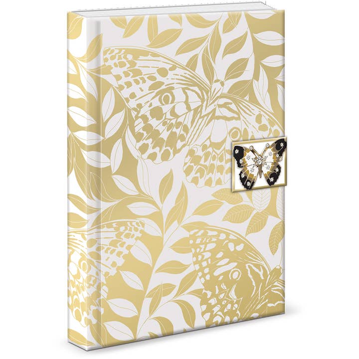 Brooch Journal -White Butterflies for wholesale by Punch Studio