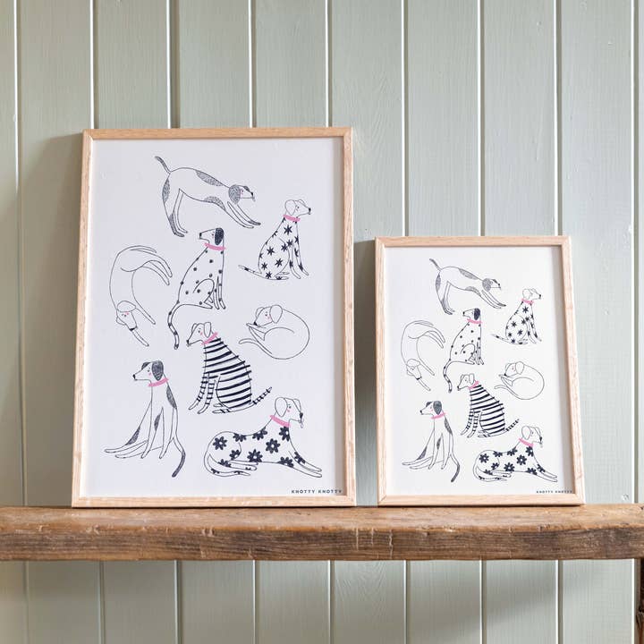 Knotty Knotty - Wholesale Art Print - Cool Pups – Art Print 0