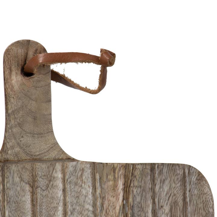 Foreside Home & Garden - Wholesale Cutting Board - Tall Rectangle Hand Carved Wood Serving Cutting Board1