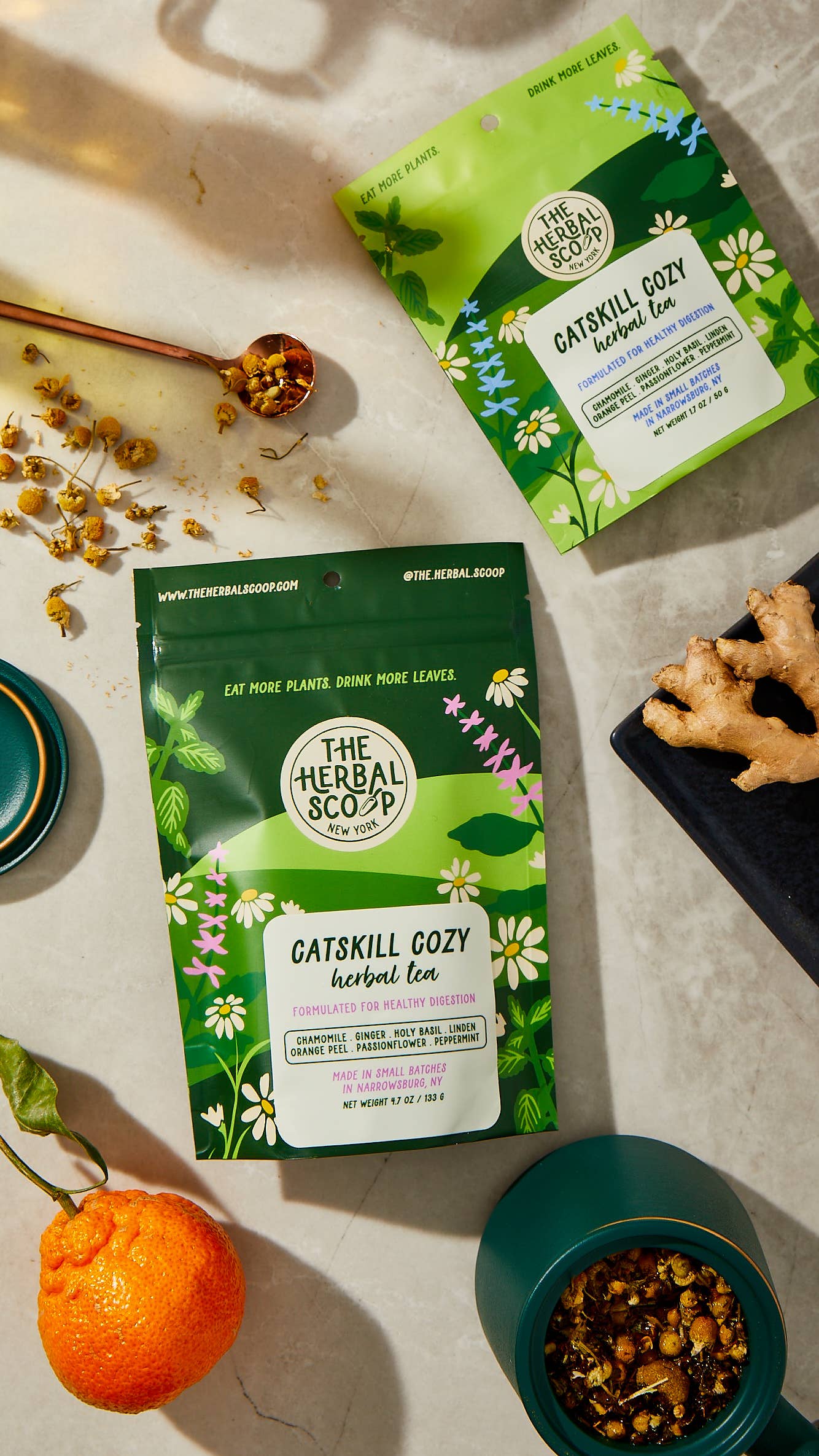 The Herbal Scoop - Wholesale Loose Tea - Catskill Cozy Herbal Tea Blend5