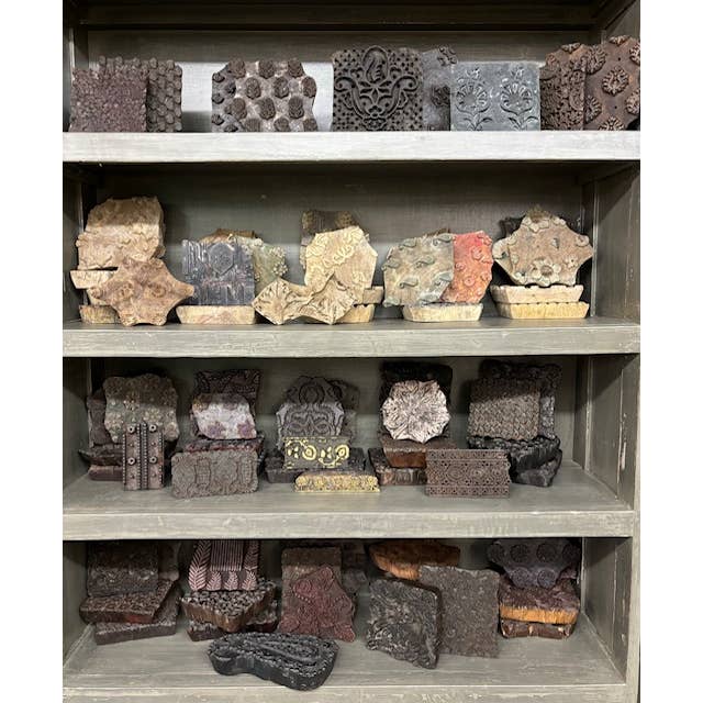 Asia West - Wholesale Rubber/Decorative Stamp - Hand Carved Wooden Printing Blocks