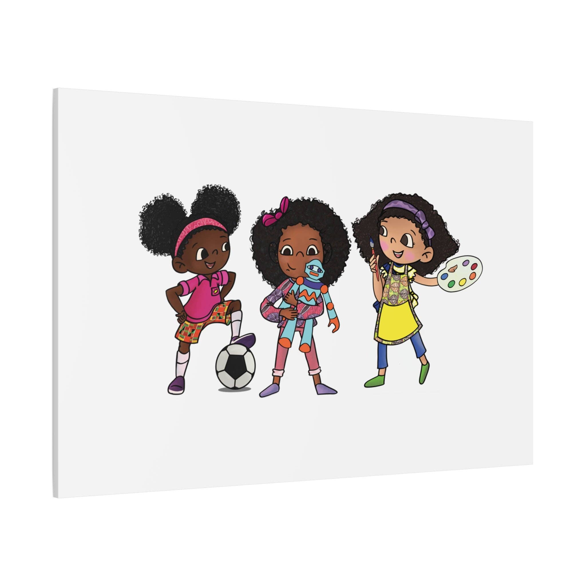 Ikuzi Dolls - Wholesale Art Print - Kids & Baby - Kids' Canvas Wall Art - Playful Characters for Creative Spaces132
