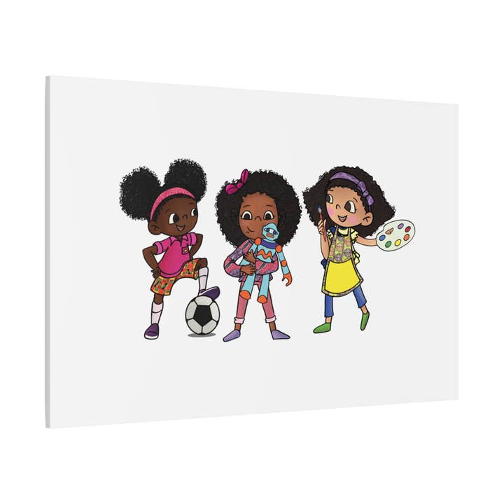 Ikuzi Dolls - Wholesale Art Print - Kids & Baby - Kids' Canvas Wall Art - Playful Characters for Creative Spaces132