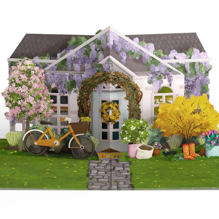 Spring Welcome Pop-Up Card 5x7" for wholesale by Lovepop Cards