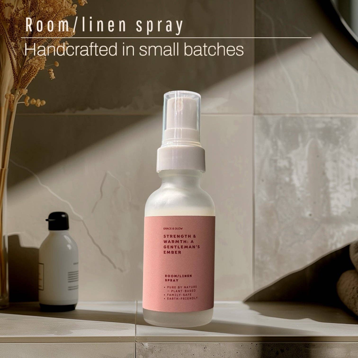 Kendranique's Creations - Wholesale Room & Linen Spray - Grace & Glow Room & Linen Spray | Core Collection | Strength & Warmth: A Gentleman's Ember9