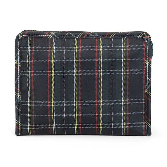 ROADIE MEDIUM Zip Pouch - CAMBRIDGE PLAID for wholesale by TRVL Design