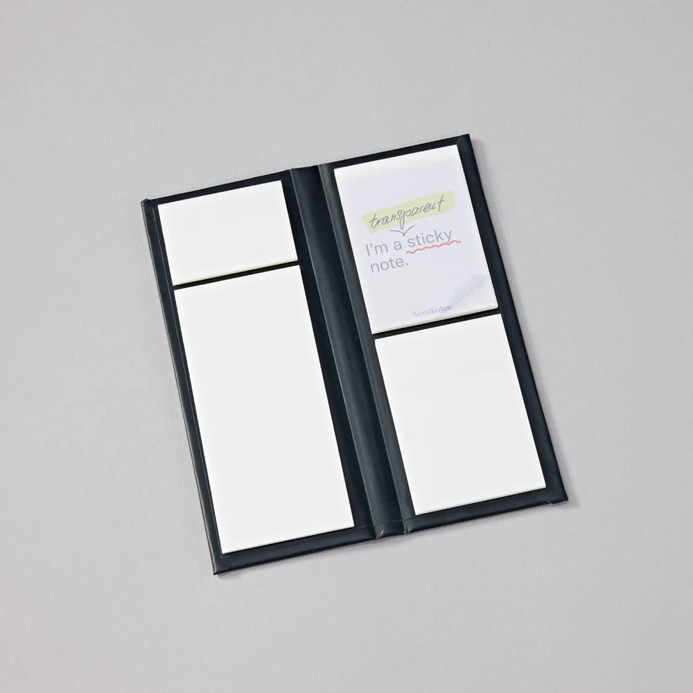 Semikolon - Wholesale Sticky Notes - 200 transparent Sticky Notes in Booklet0