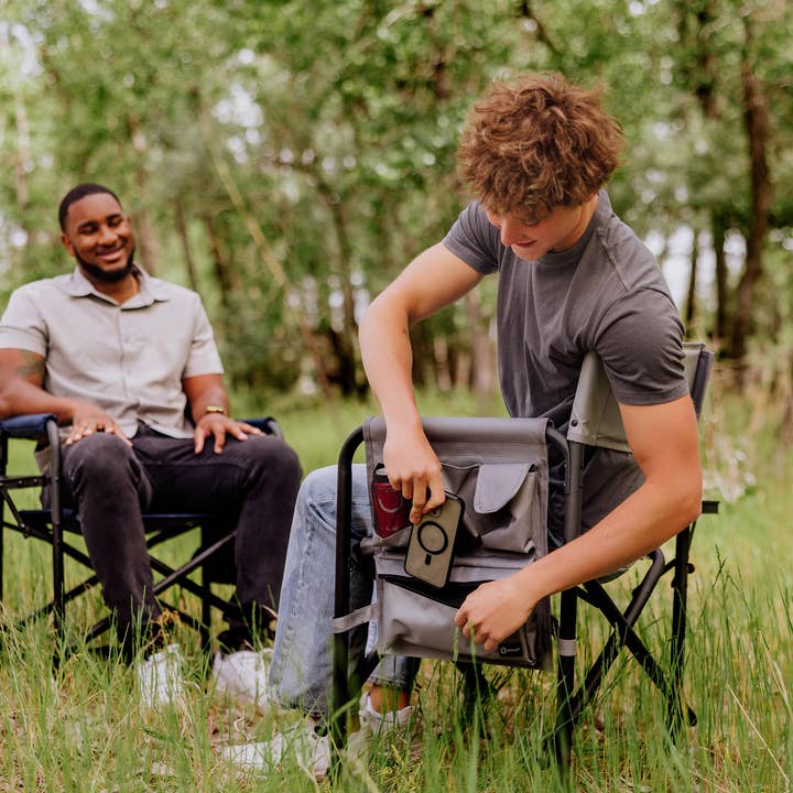 Picnic Time Family of Brands - Wholesale Outdoor Chair - Sports Outdoor Portable Camp Chair with Side Table