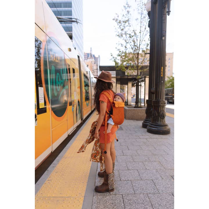 Monmar - Wholesale Baby Carrier - Rust Velvet Baby Carrier1