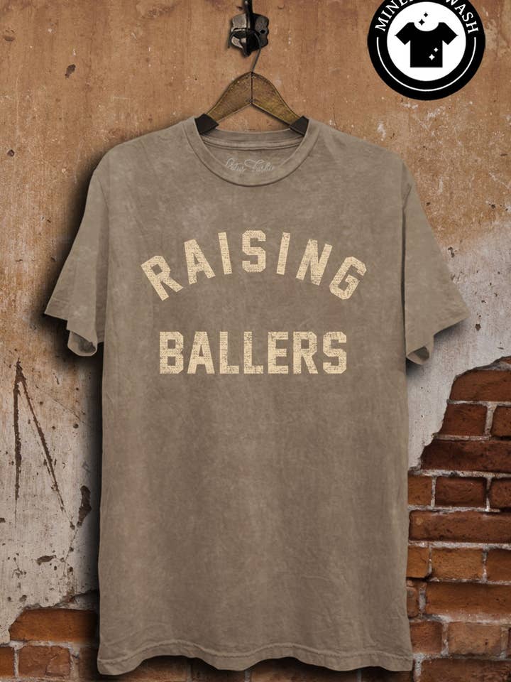 Raising Ballers Graphic Top for wholesale by Lotus Fashion Collection