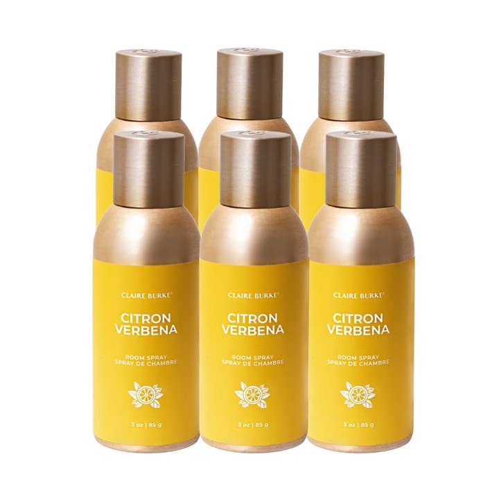 Sparkling Citron Verbena Room Spray for wholesale by Claire Burke