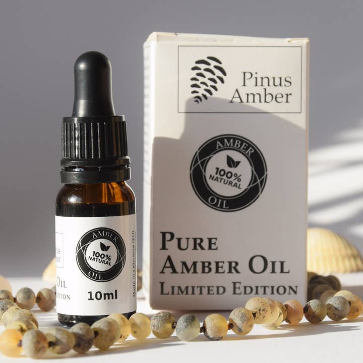 Óleo 100% Puro de Âmbar Báltico Pinus Succinifera por atacado de The Natural Amber