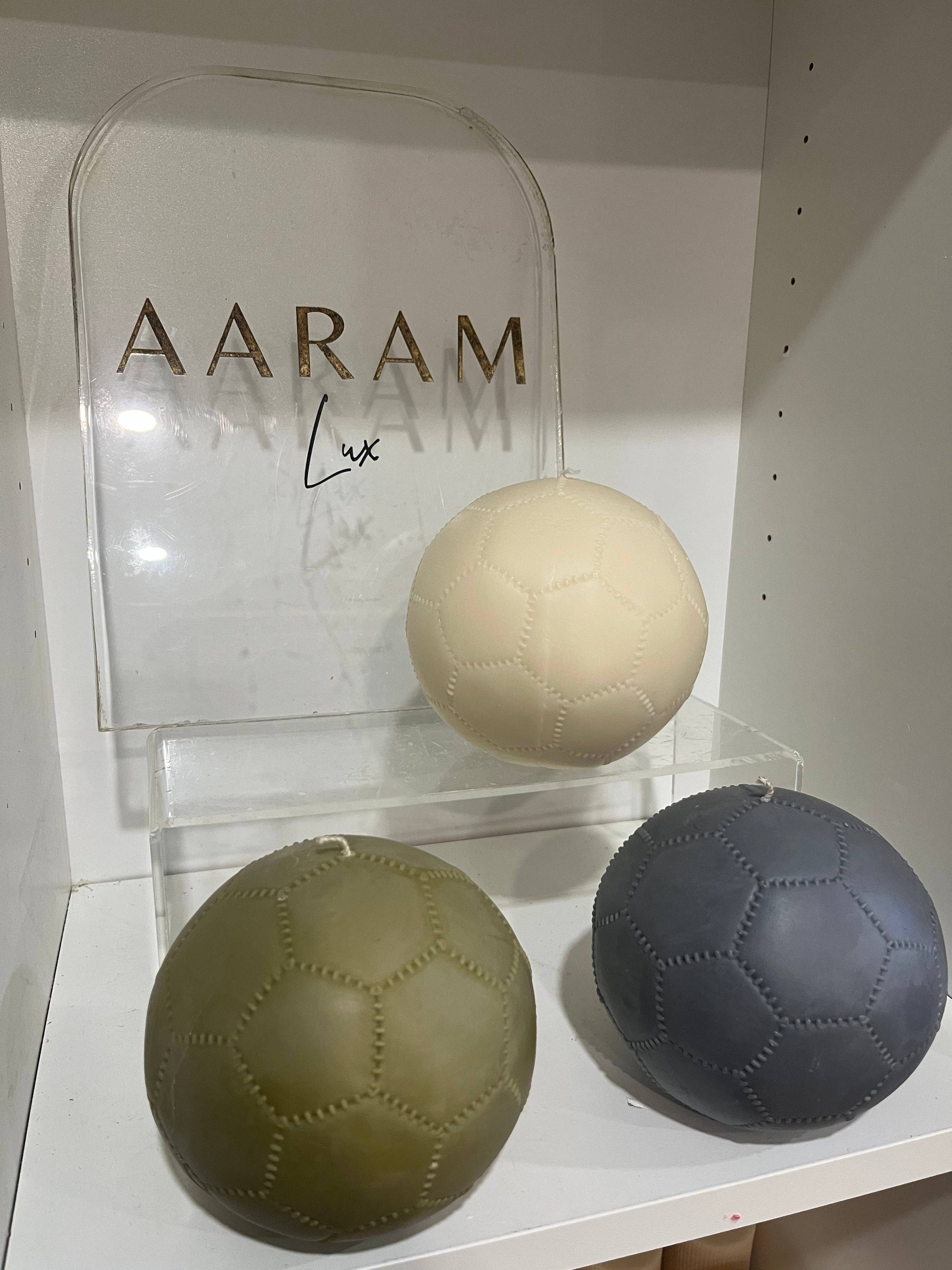 AARAM LUX - Wholesale Pillar Candle - Soccer Ball Candle | EXCLUSIVE AARAM DESIGN Soccer FIFA Candle | Sports Lover Candle Decor0