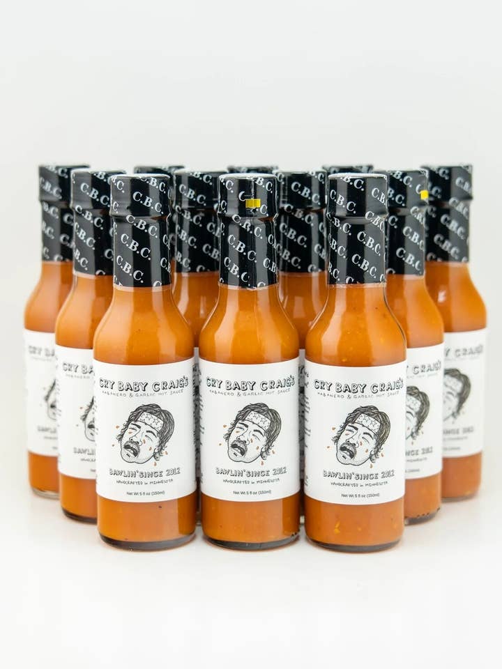 Cry Baby Craig's Case (Case of 12) for wholesale by Cry Baby Craig's Hot Sauce