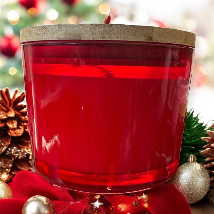 Bougie de soja 100 % biologique, parfums des fêtes pour la vente par Naturo Gleen Beauty Products