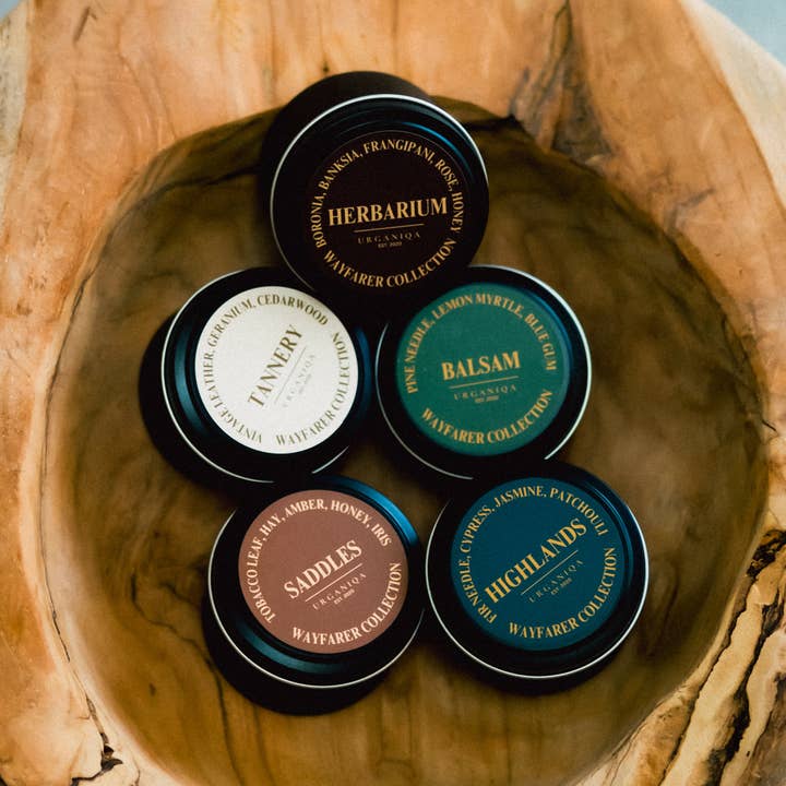Urganiqa - Wholesale Travel candles - Herbarium Soy Candle Travel Tin | Wayfarer Collection4