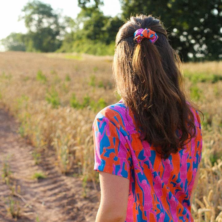 Newt London - Wholesale Scrunchie - Women's - Yammy's Dancers Print Hair Scrunchie2