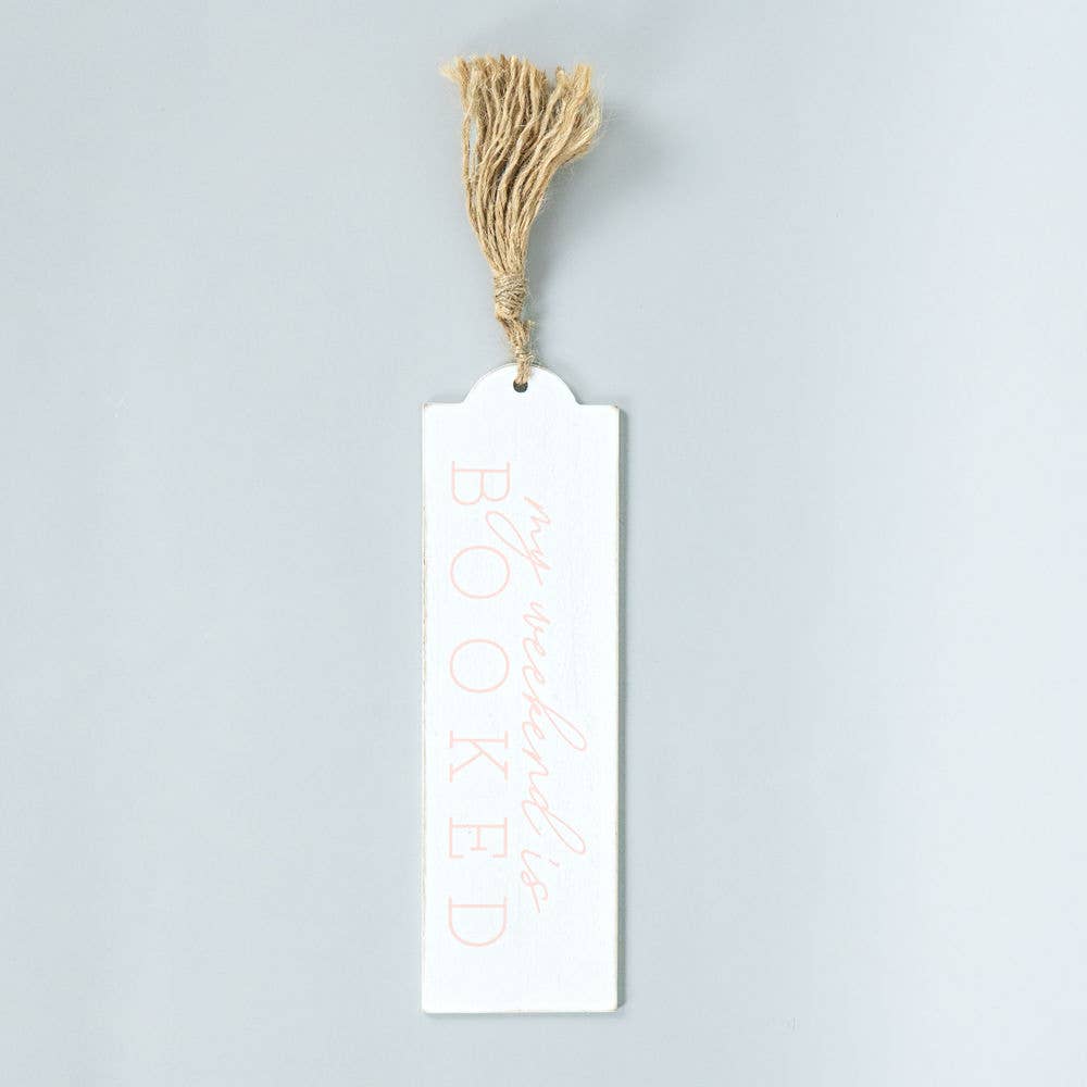 Devanie At Home (Formerly Adams & Co.) - Wholesale Bookmark - 15808 - 2x8 wood bookmark (BOOKED) mom CLEARANCE1