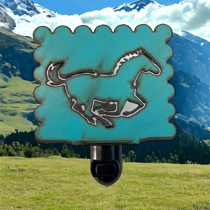 Horse Nightlight Rodeo western Southwestern eco friendly USA for wholesale by Iron Jewel