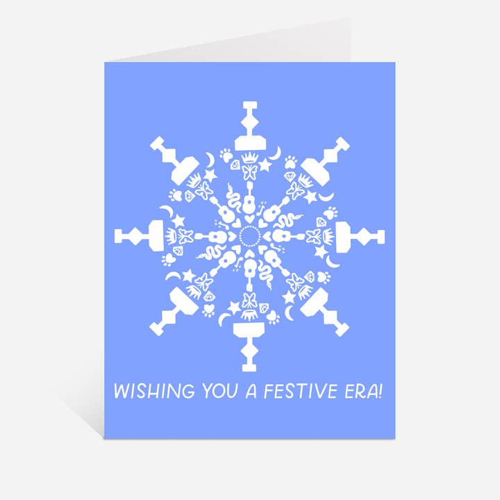 Carte Eras Tour Snowflake | Taylor Holiday Eras, Festive Era pour la vente par Just Follow Your Art