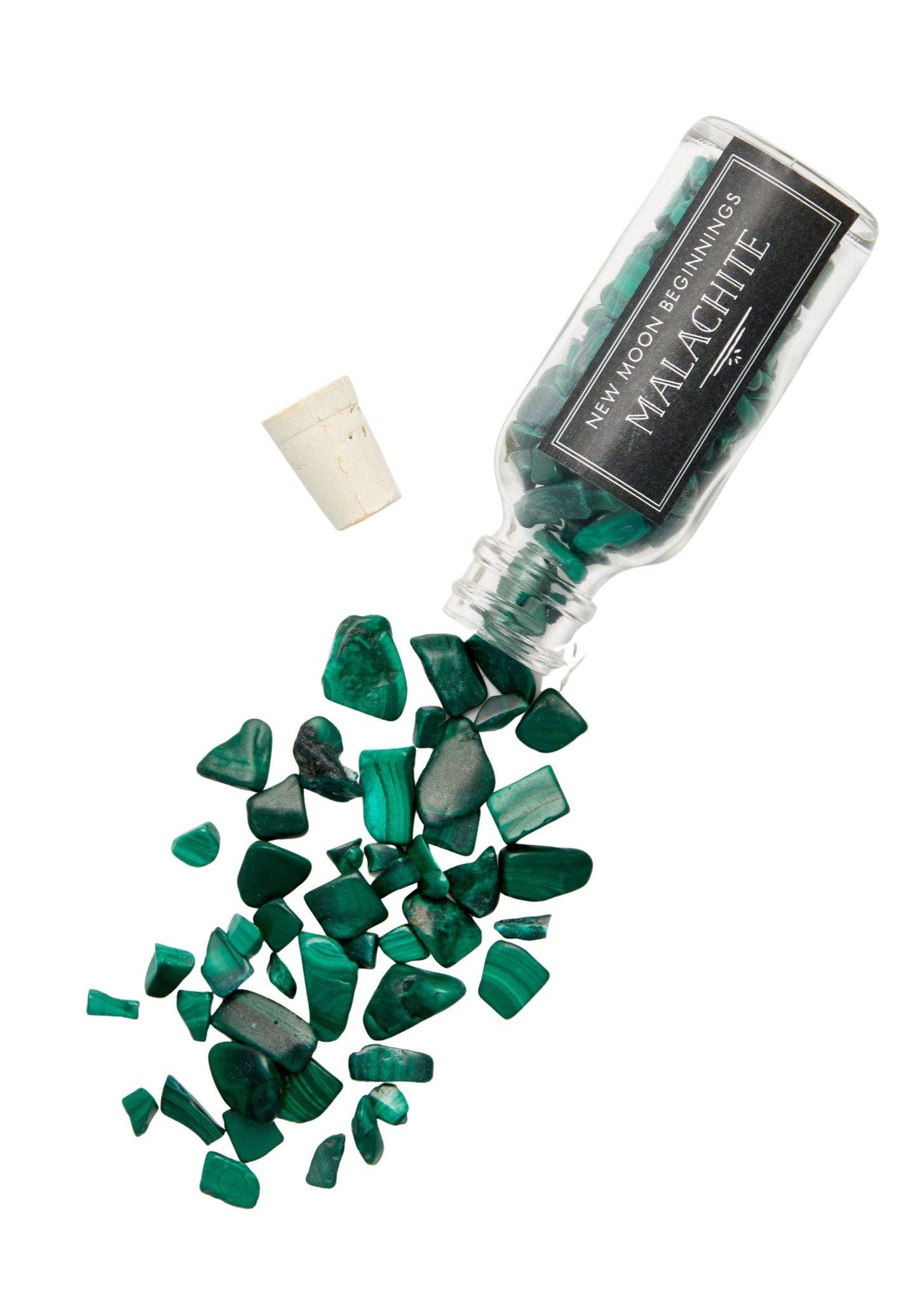 New Moon Beginnings - Wholesale Spiritual Stone/Crystal - Natural Gemstone Chips in a Bottle -70 stone types available60