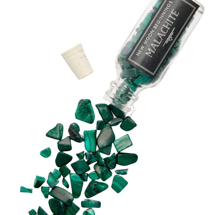 New Moon Beginnings - Wholesale Spiritual Stone/Crystal - Natural Gemstone Chips in a Bottle -70 stone types available60