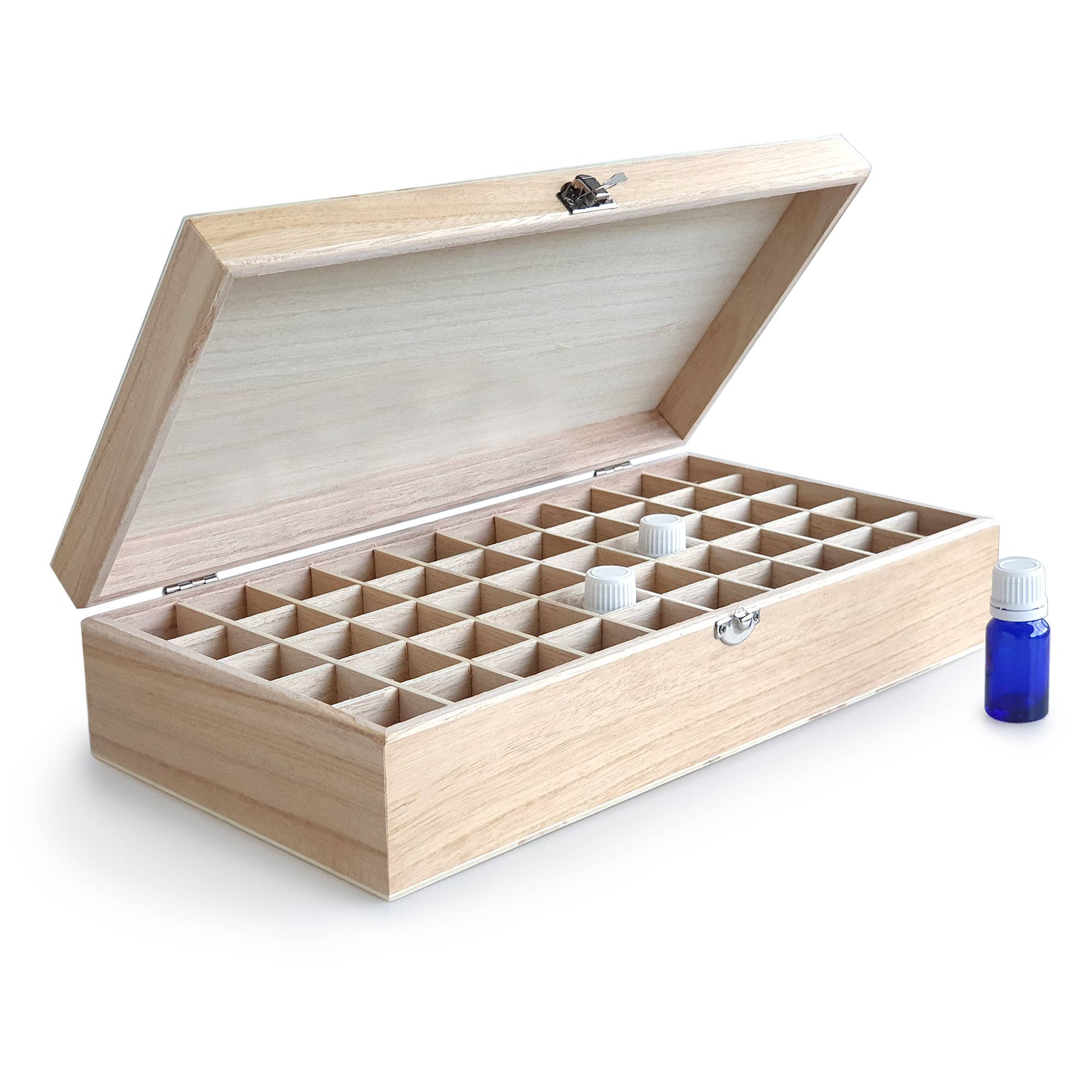 Buckley & Phillips Aromatics - Wholesale Essential oil holder - Wooden Oil Storage Box - 50 Compartment3