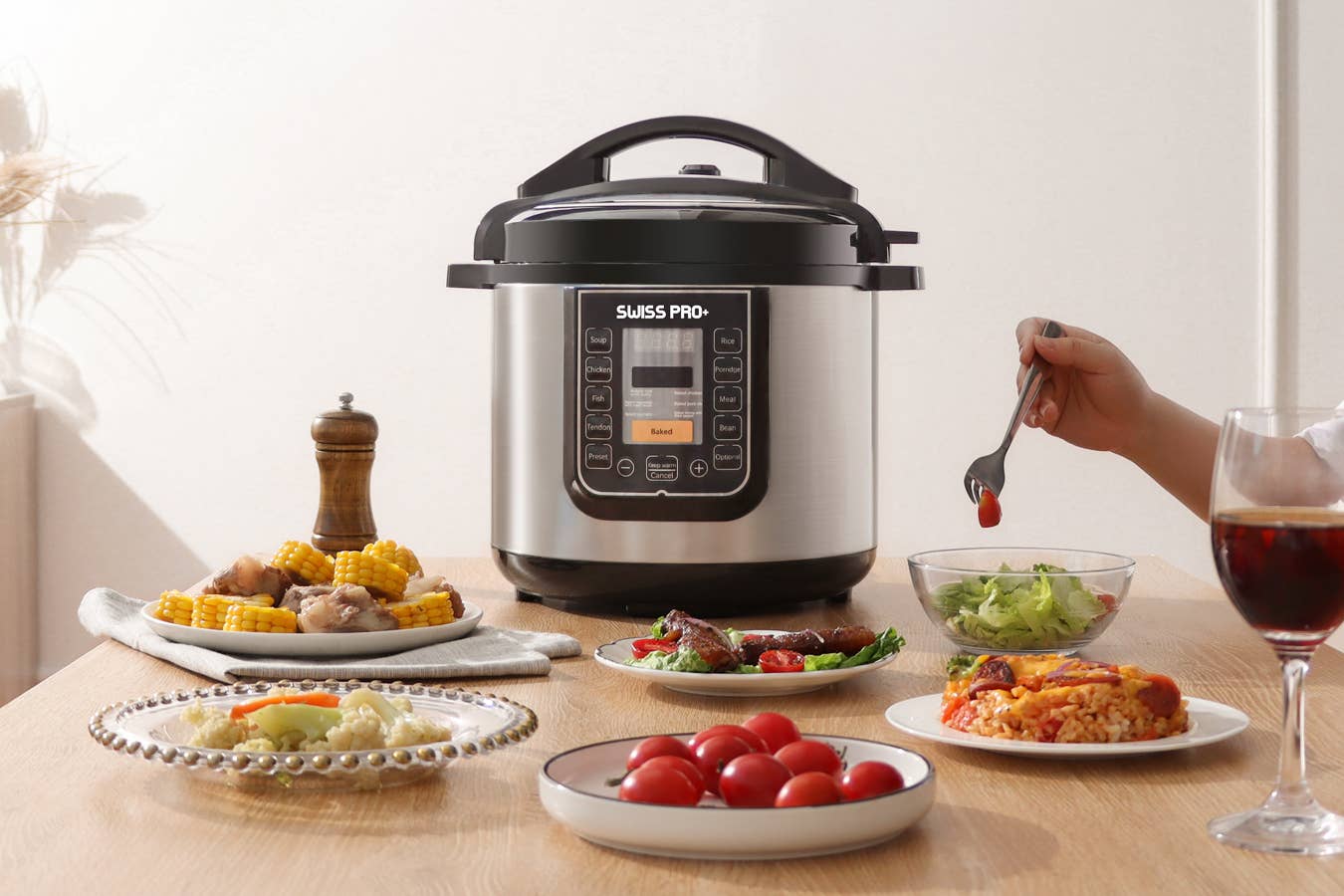 Swiss Pro+ – wholesale Kitchen appliance – Electric Pressure Cooker 1000W 6L9