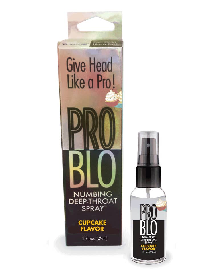 Pro Blo Throat Numbing Spray- Cupcake for wholesale by Little Genie Productions