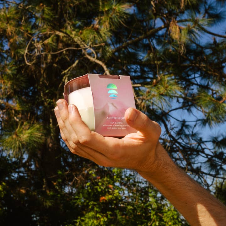 Field Guide Essentials - Wholesale Jar/Filled Candle - Alpenglow Horizon Soy Candle 1