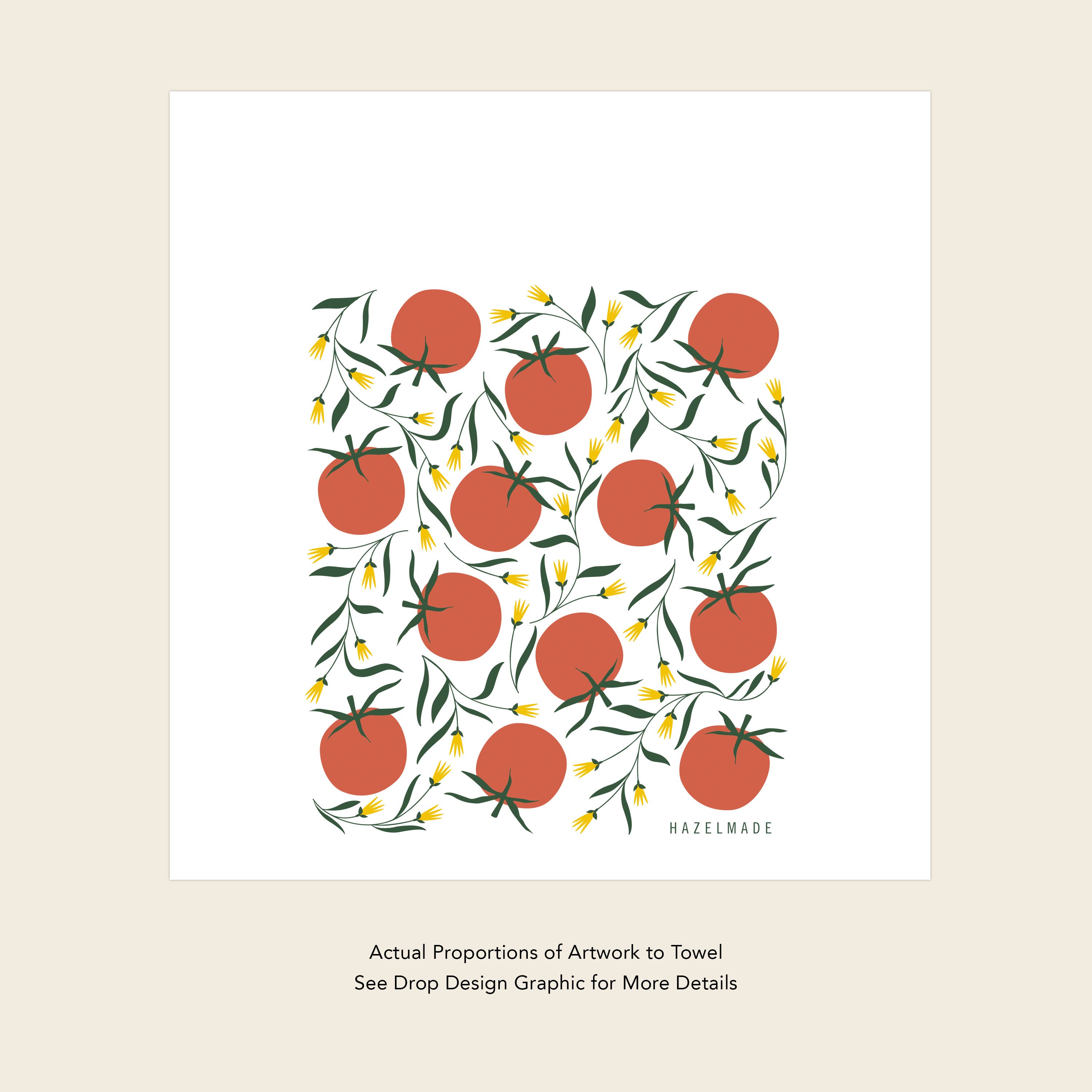HAZELMADE® Tea Towels + Gifts - Wholesale Tea Towel - Tomato Tea Towel | Kitchen Decor6