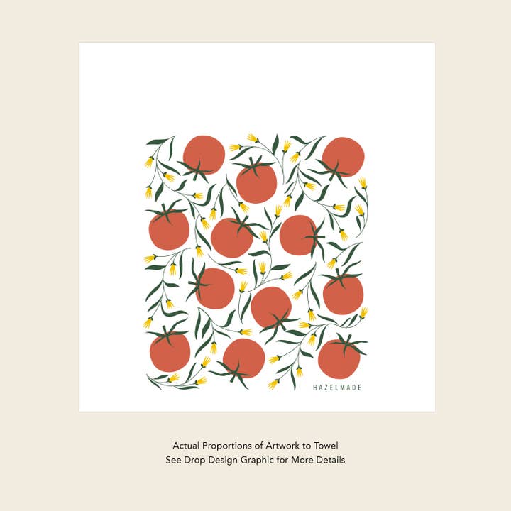 HAZELMADE® Tea Towels + Gifts - Wholesale Tea Towel - Tomato Tea Towel | Kitchen Decor6