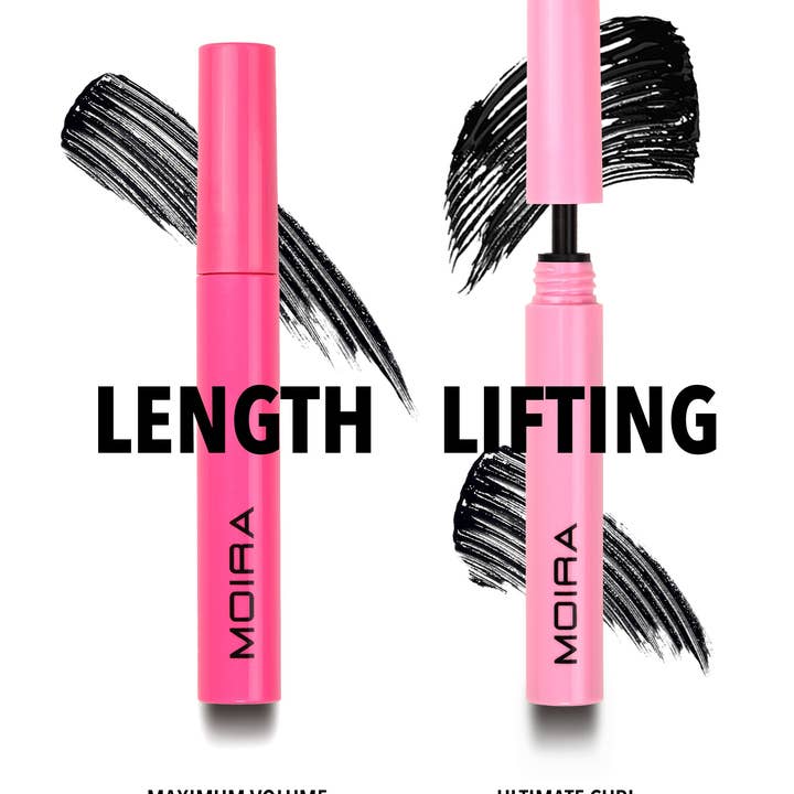 Moira Cosmetics - Wholesale Mascara - Intense Volume & Lengthening Mascara (001, Blackest Black)