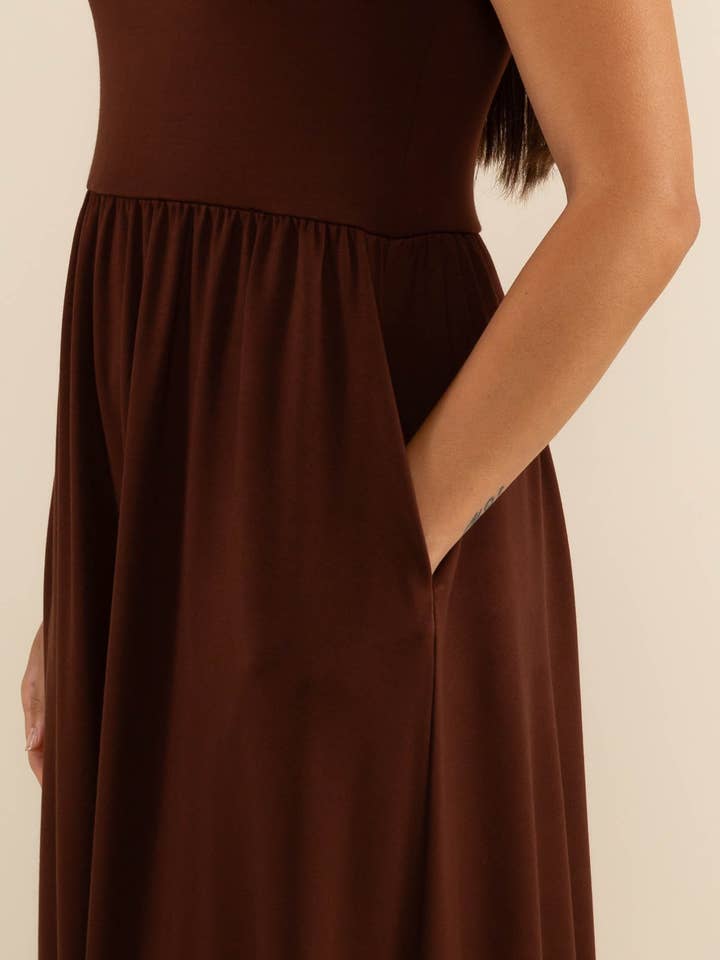 NLT - Wholesale Dress - Women's - Lake 3/4 Sleeve Swing Dress6