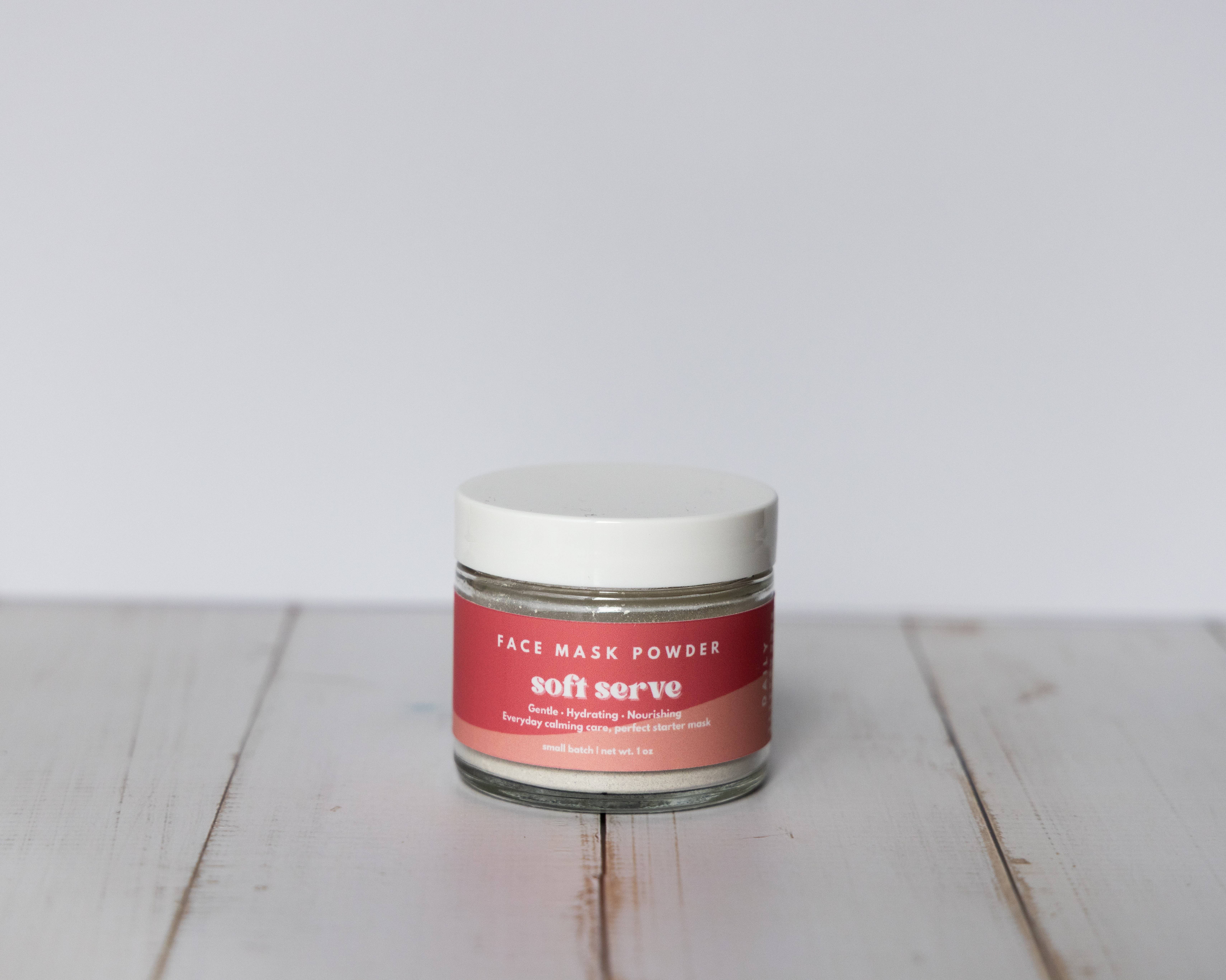 Barely Serious - Wholesale Skincare Face Mask - Soft Serve | Oatmeal Cookie | Face Mask Powder4