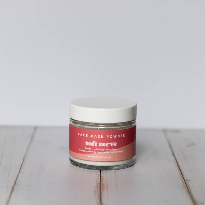 Barely Serious - Wholesale Skincare Face Mask - Soft Serve | Oatmeal Cookie | Face Mask Powder4